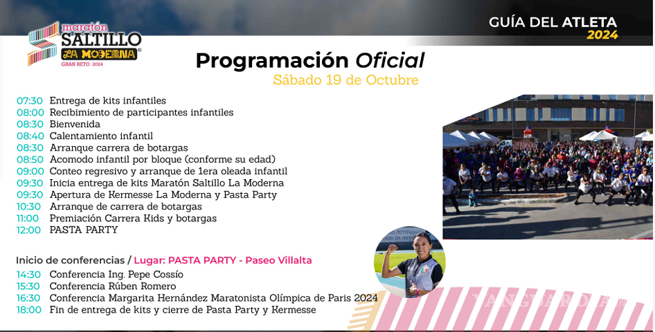 $!Actividades como la “Pasta Party” y la kermés estarán disponibles para el público general durante el evento.