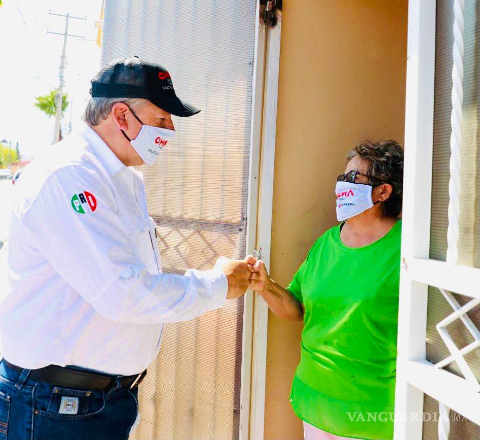 $!Chema Fraustro promete llevar más obras a las colonias de Saltillo