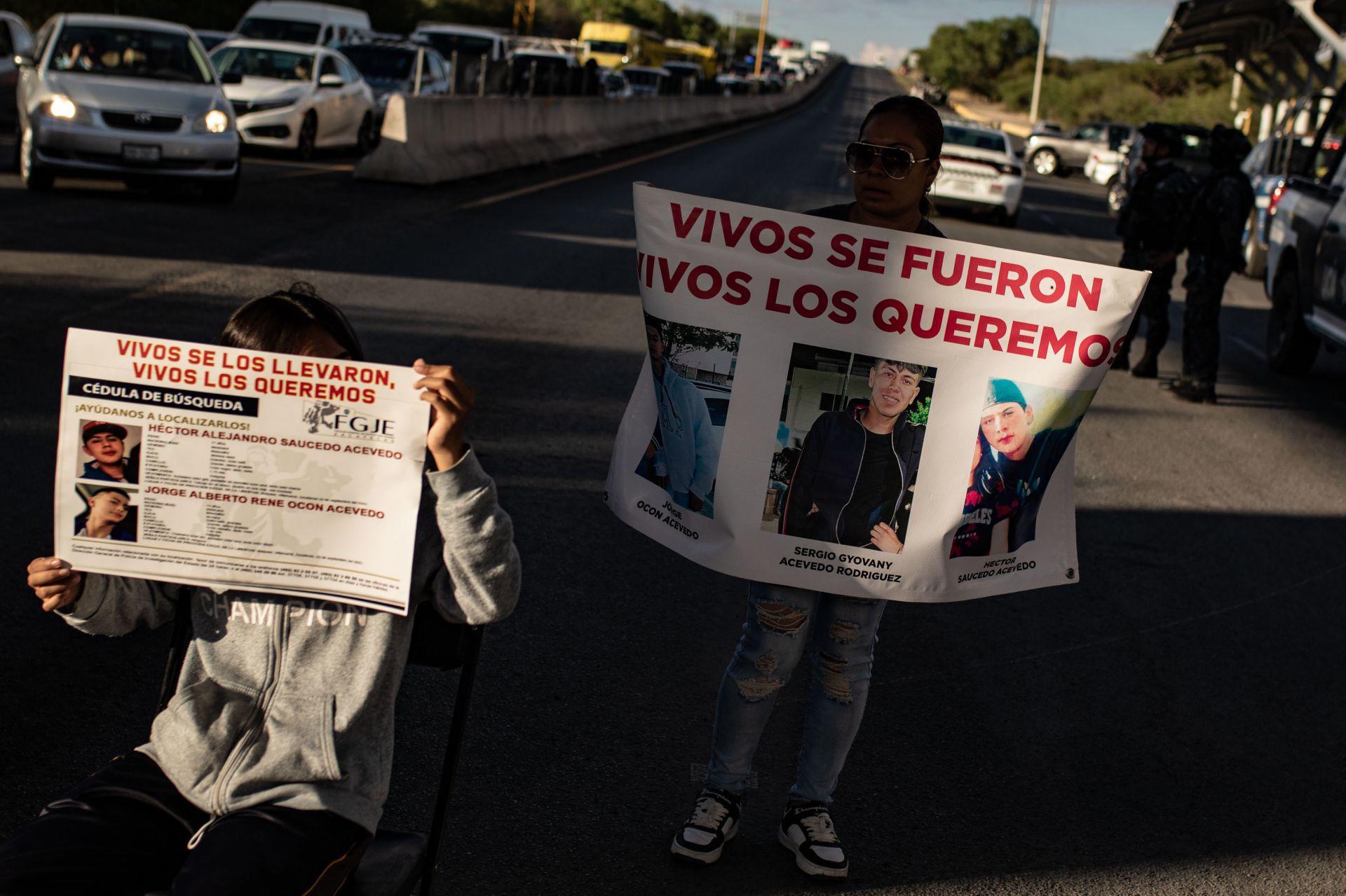 Van tres detenidos por desaparición de los 7 jóvenes en Zacatecas . Noticias en tiempo real