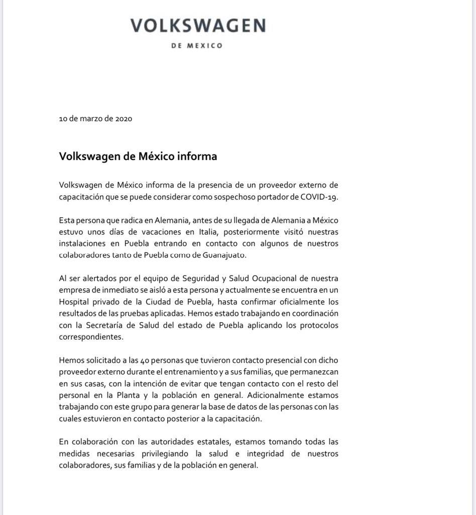 $!Confirman primer caso de coronavirus en Puebla