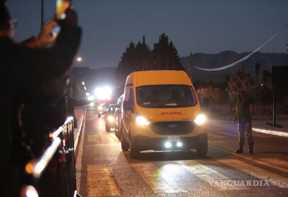 $!Llegan vacunas contra el COVID-19 a Saltillo; comenzarán su aplicación a las 10:00 horas