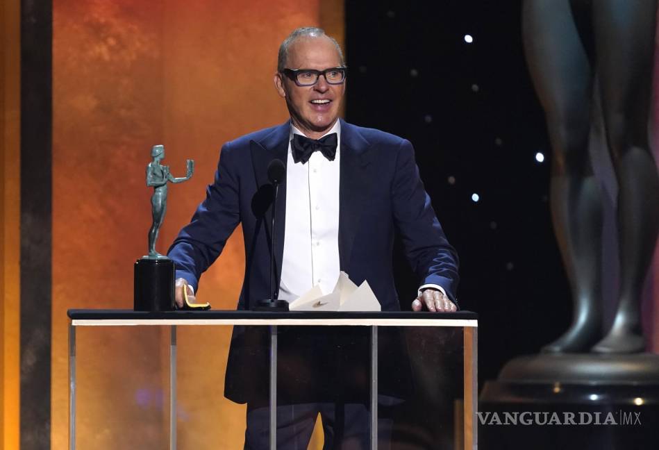 $!Michael Keaton recibió el Premio SAG al Mejor Actor en una serie limitada o película hecha para televisión, por Dopesick.