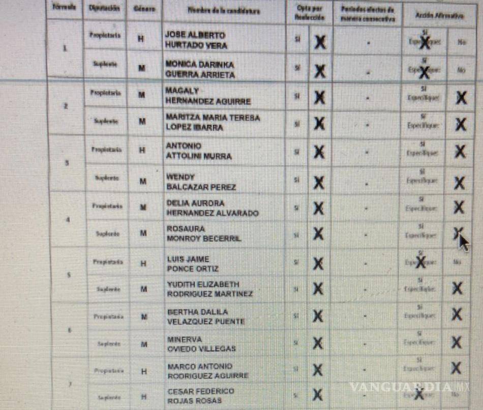 $!En el listado de preferencia presentado por Morena ante el IEC aparece en primer lugar Alberto Hurtado a quien se identifica como integrante de un grupo vulnerable, en razón de ser joven.