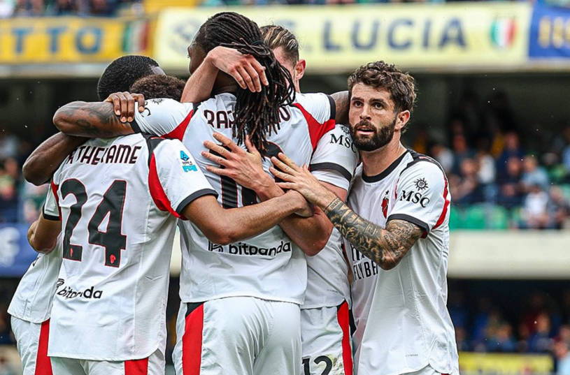 El delantero mexicano sumó minutos en un partido donde el Milan defendió su ventaja mínima.