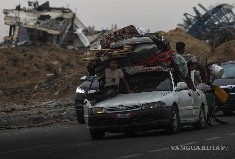 $!Unas 110,000 personas han huido de Rafah, en el extremo sur de Gaza.
