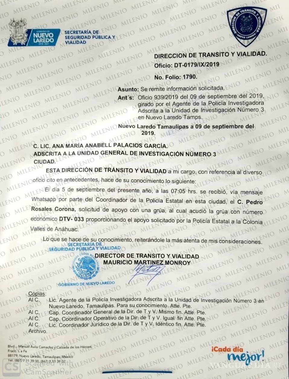 $!PGJ investiga presunta ejecución extrajudicial en Nuevo Laredo