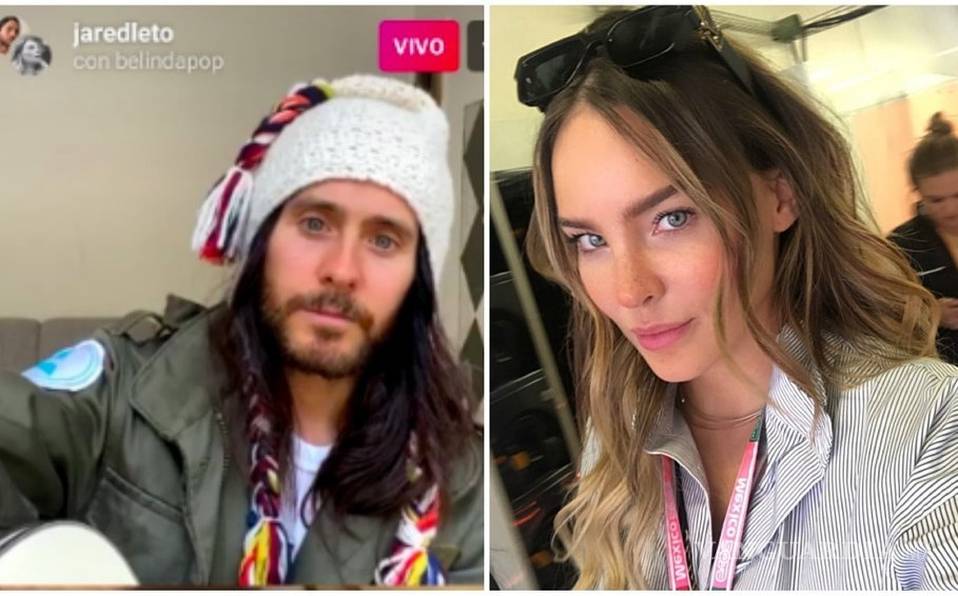 ¡Viva México, cabro...!: Belinda trasnmite en vivo con Jared Leto y lo hace enviar saludos a los mexicanos