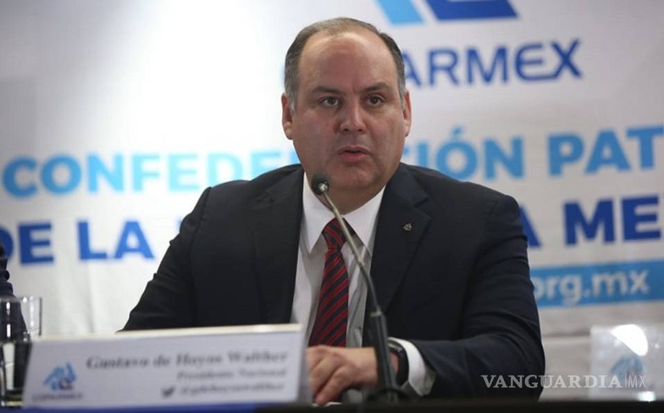 Coparmex pide a gobierno de AMLO replantear política económica