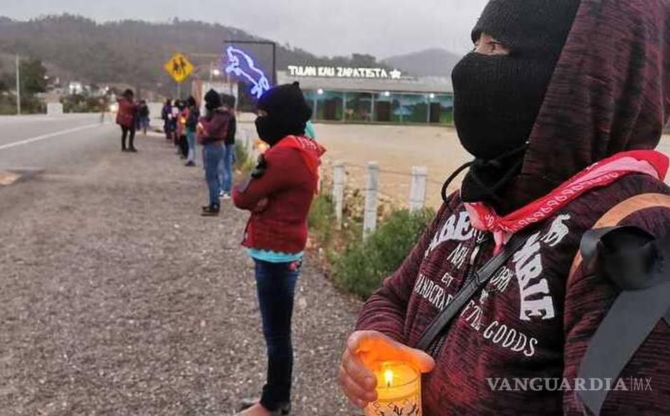Mujeres zapatistas se unen a Un Día Sin Mujeres en Chiapas