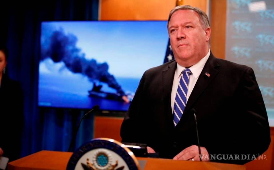 Escala tensión en Medio Oriente: Pompeo acusa a Irán de ataques a buques