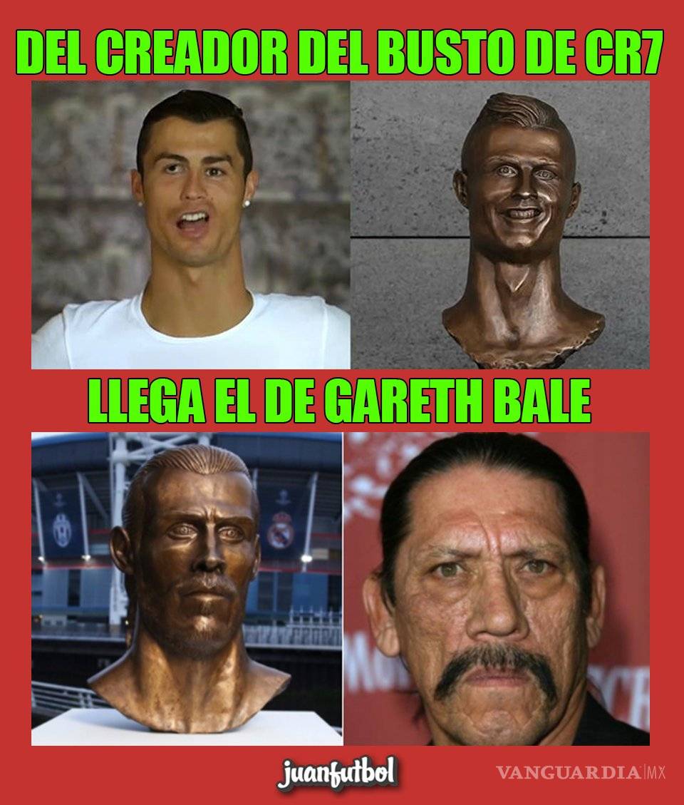 $!Primero Cristiano y ahora crean busto de Bale... que no se parece