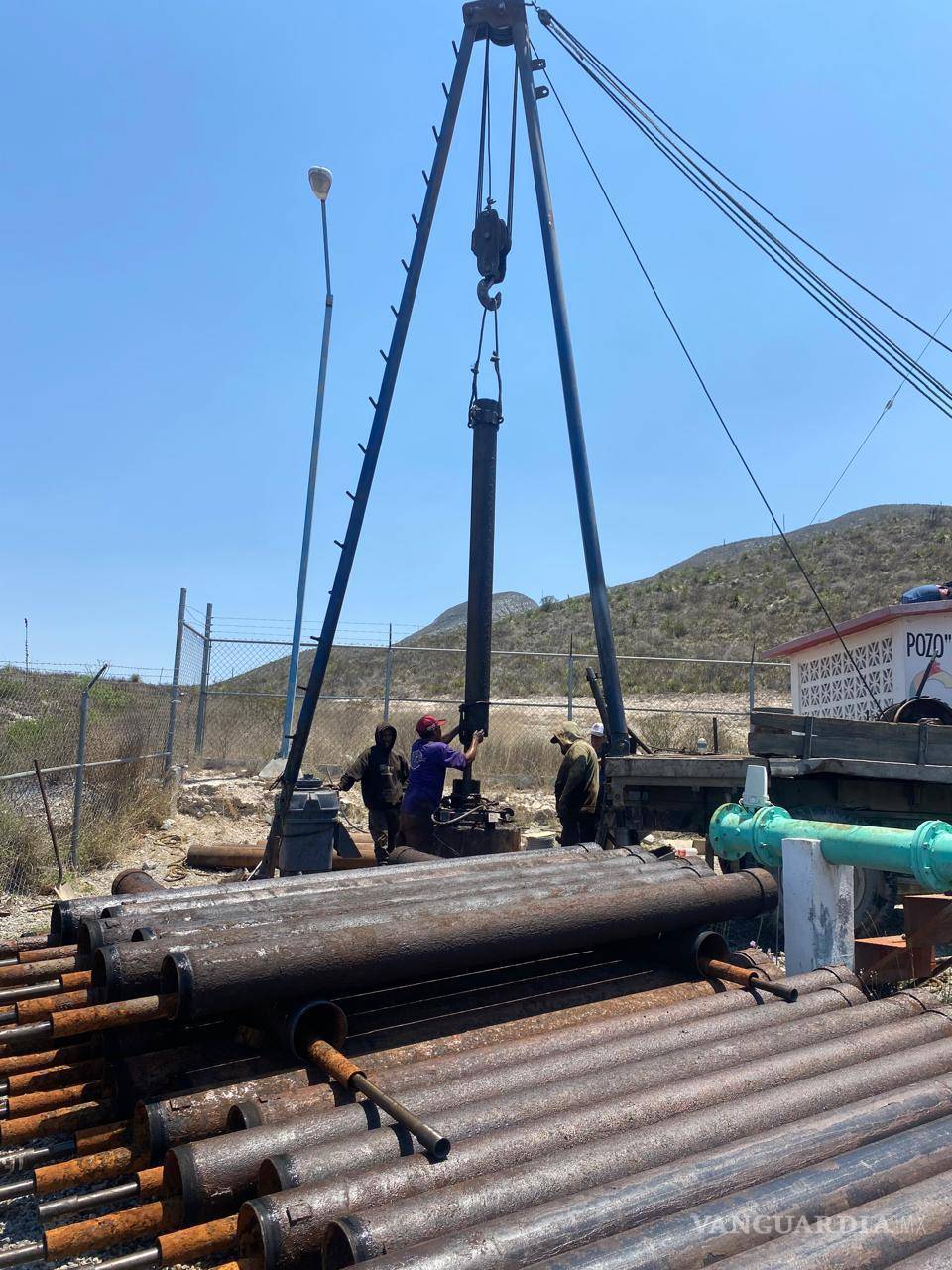 $!Técnicos de EMAS realizaron trabajos de mantenimiento a más de 650 metros de profundidad en el pozo de San José de los Nuncios, garantizando su operación al 100 por ciento.