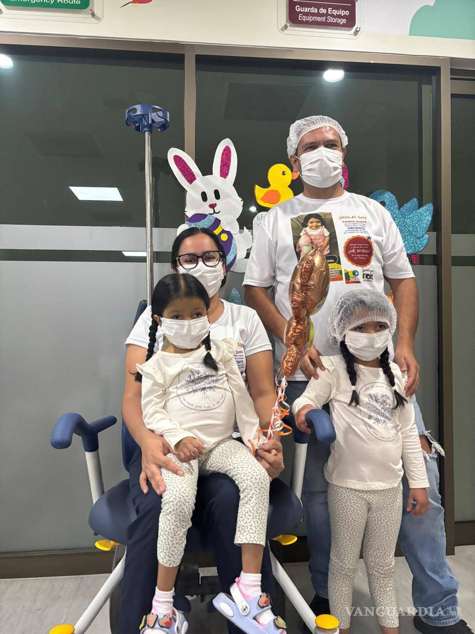 $!El acompañamiento de su familia fue fundamental durante la etapa de recuperación que siguió al trasplante de hígado.