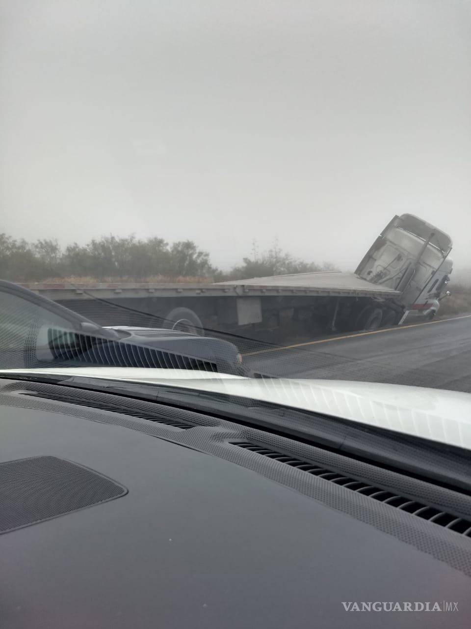 $!Accidentes paralizan la autopista Monterrey-Saltillo