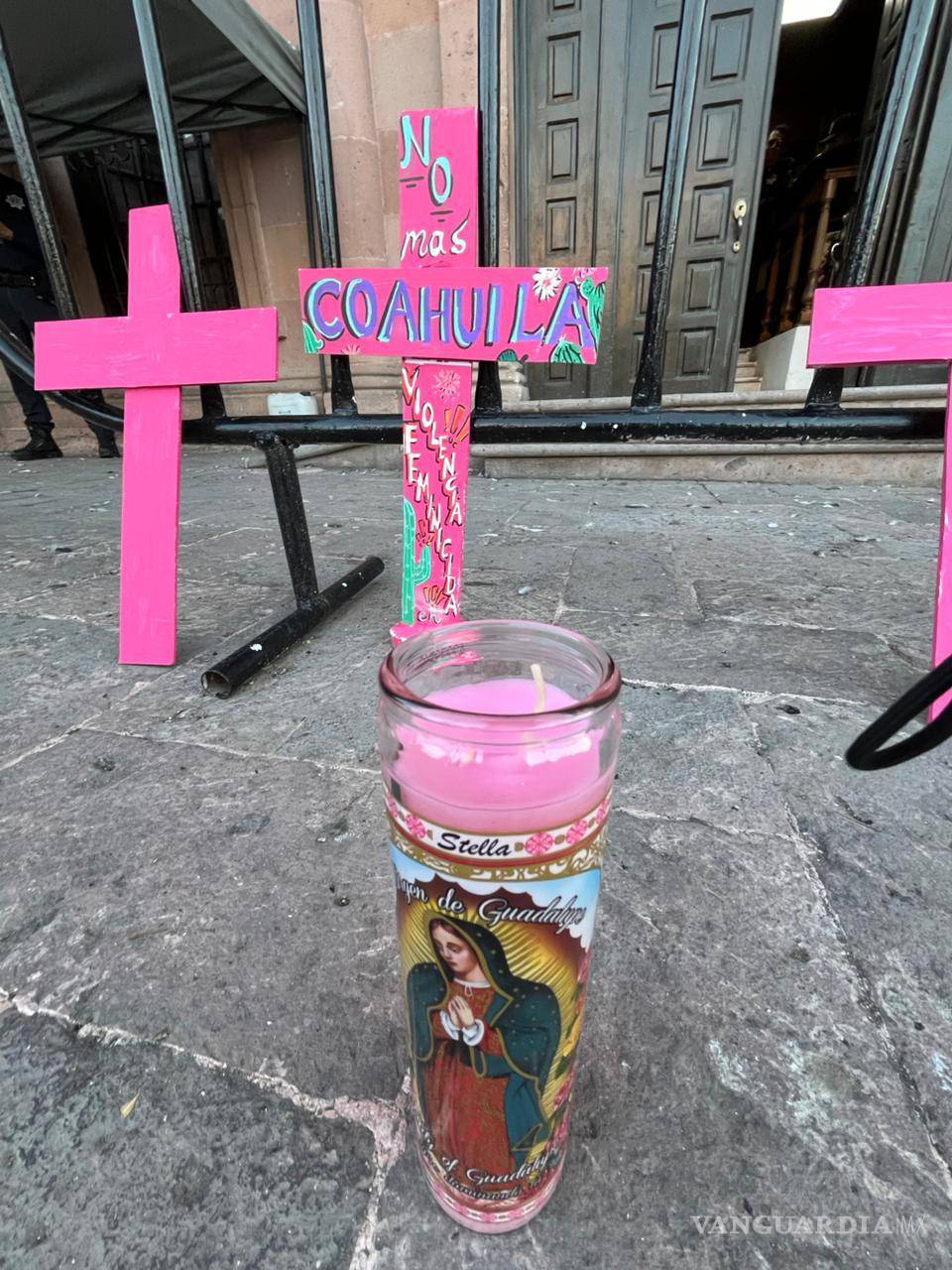 $!Durante la concentración también se pidió protección y garantías de seguridad para la familia de Luisa Fernanda.