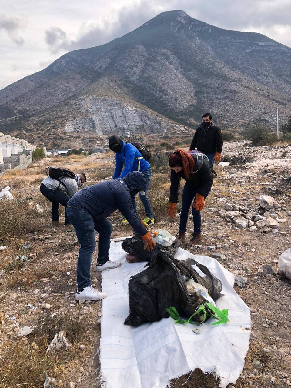 $!Recogen 400 kilos de basura en el cañón de San Lorenzo en Saltillo