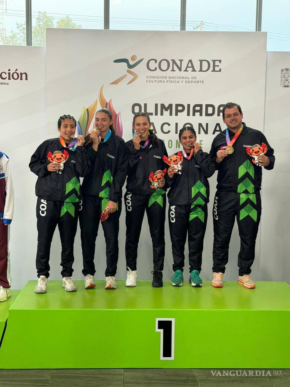 $!Nikte Falcón, Antonella Alvarado, Vania González y Allegra Reyes integraron el equipo campeón.