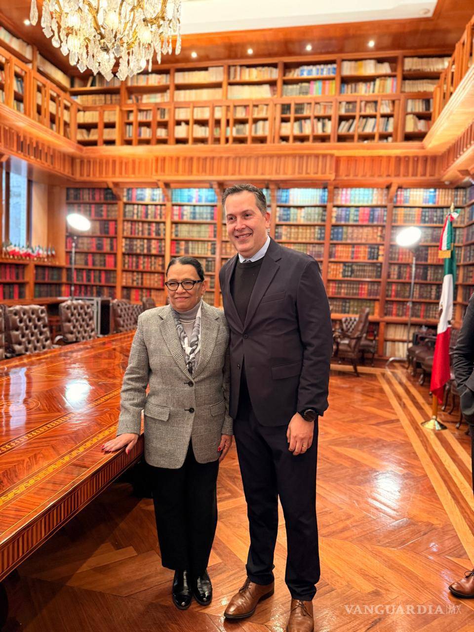 $!La Secretaria de Gobernación de México recibió al Director de Vanguardia, compartiendo el interés actual sobre diferentes situaciones al norte del país.