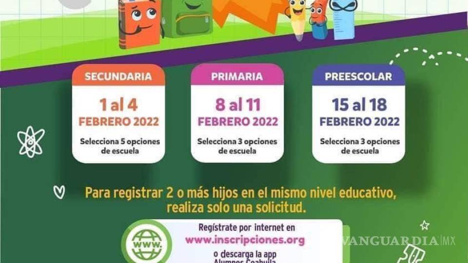 Calendario De Inscripciones 2023 Para Primaria Sector - IMAGESEE