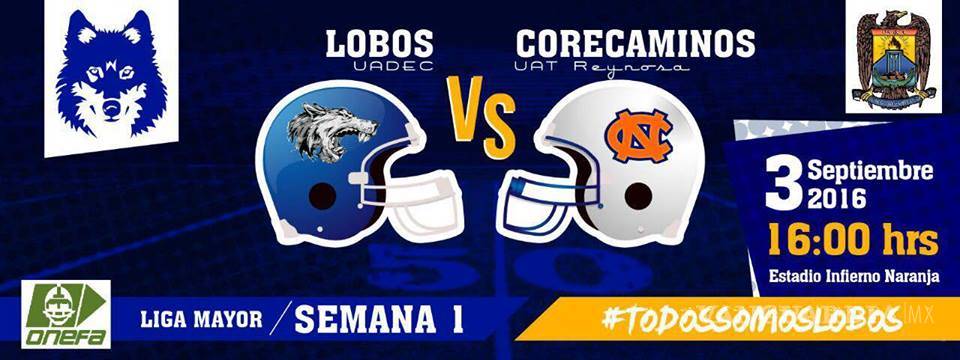 $!Lobos de la UAdeC listos para buscar el tricampeonato de la Liga Mayor de la ONEFA