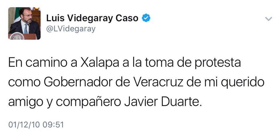 $!¿Y ahora dónde están los amigos de Javier Duarte?