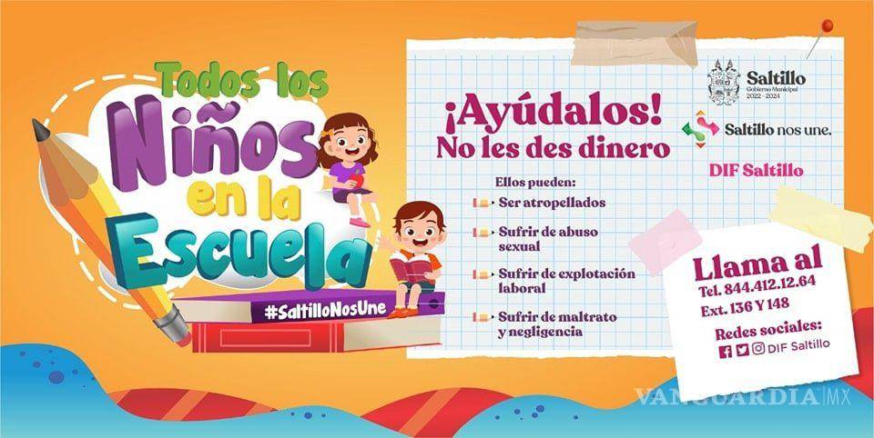 Saltillo: Niños siguen pidiendo dinero en las calles, sin que nadie reporte los casos