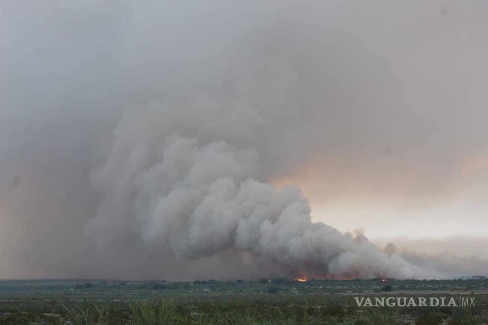 $!Consumió el fuego 85 hectáreas del área natural protegida de Cuatro Ciénegas, Coahuila
