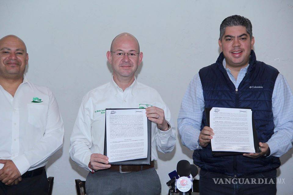 $!Firma convenio UTRCC y municipio de Monclova