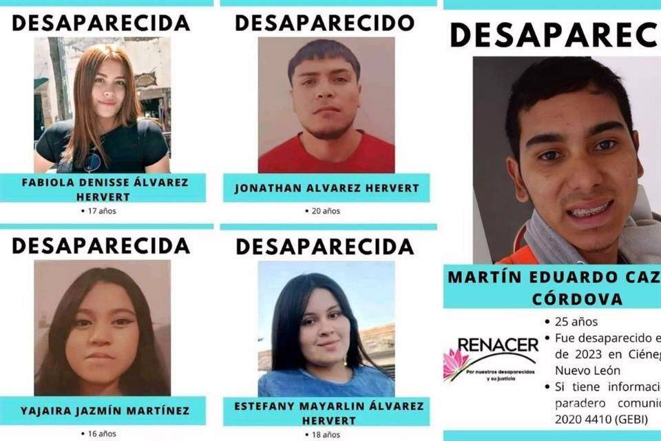 $!Desaparecen cinco jóvenes en Nuevo León