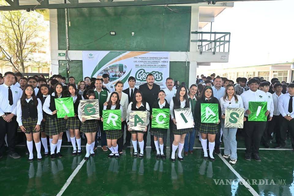 $!Los alumnos del Conalep Monclova agradecieron los apoyos otorgados por la administración municipal.