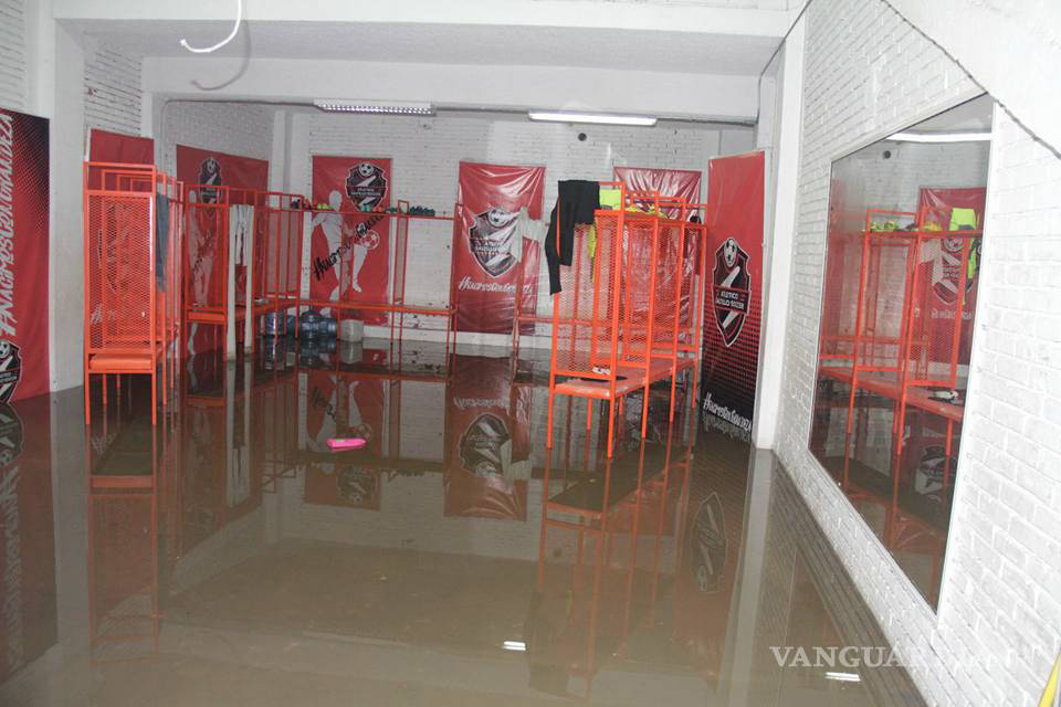 $!Diluvio ‘pegó’ al deporte en Saltillo