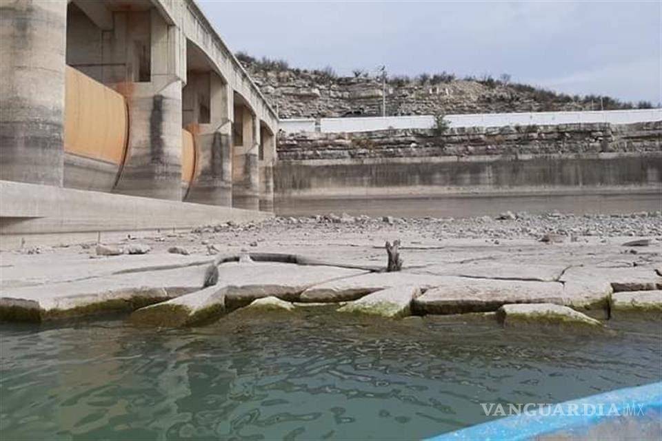 $!La presa Venustiano Carranza se encuentra a solo 38 por ciento de su capacidad.