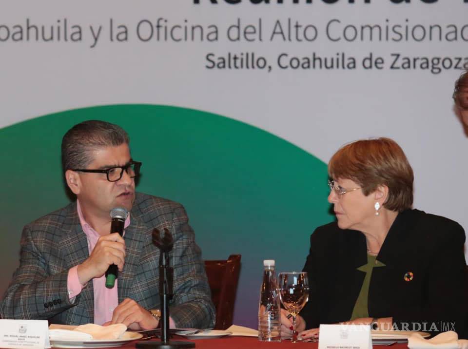 $!En Saltillo claman colectivos ayuda ante ONU por desaparecidos, durante encuentro con Michelle Bachelet