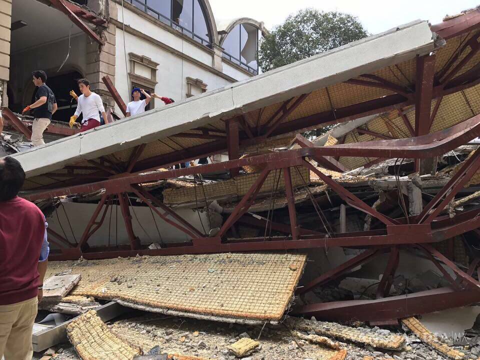 $!Fotos del desastre que dejó el sismo en la Ciudad de México