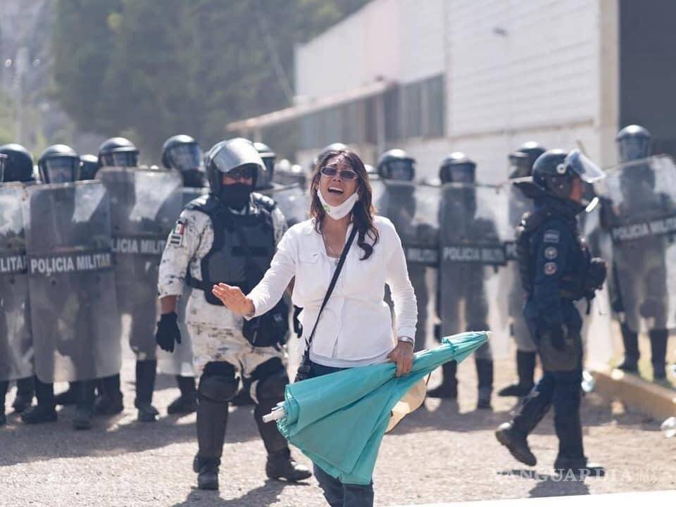 $!AMLO señala a Gustavo Madero tras protesta en presa La Boquilla