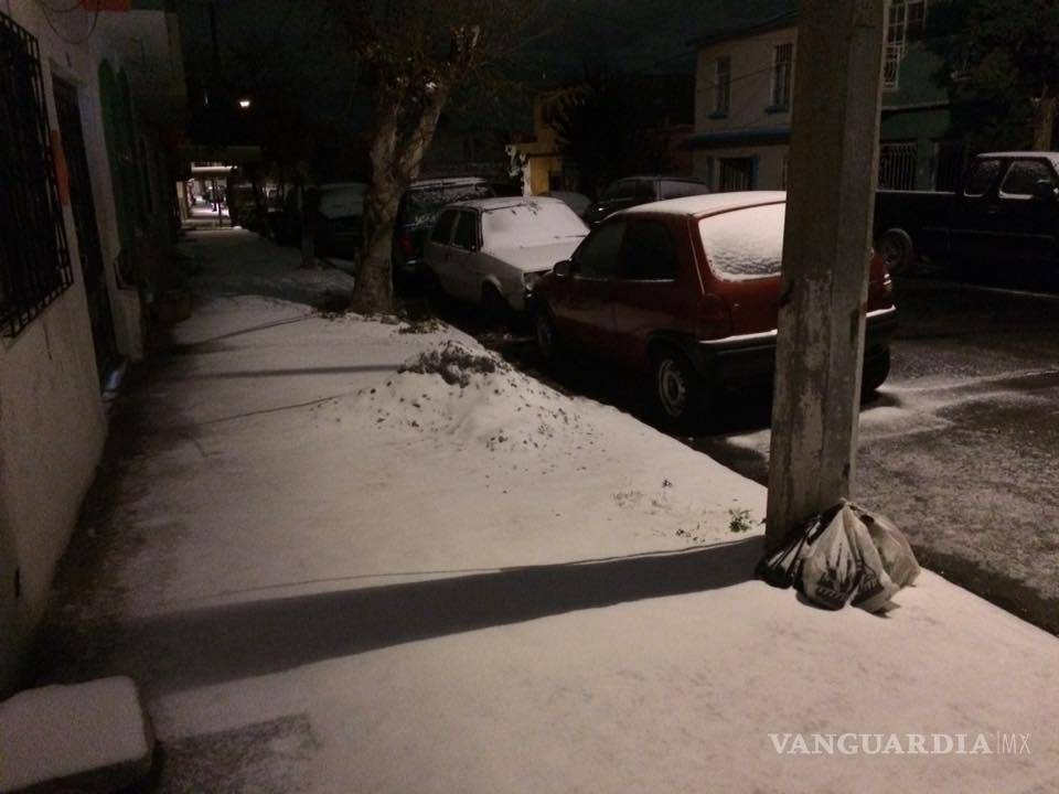 $!Nevada en Saltillo; por seguridad cierran puentes