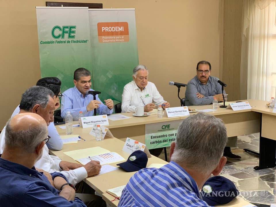 $!Manuel Bartlett llama a producir carbón de calidad y evitar corrupción en contratos