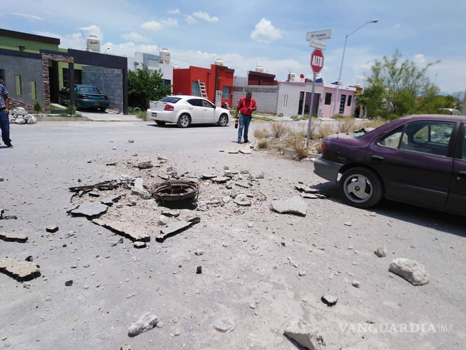 $!SIMAS Monclova-Frontera descarta explosión de alcantarilla