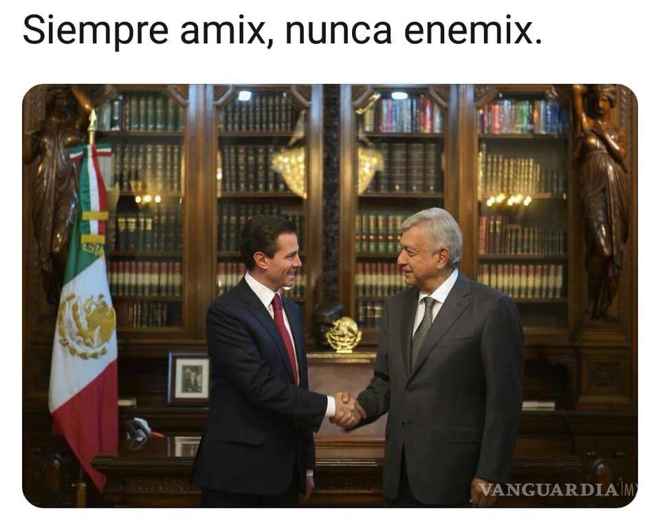 $!Peña Nieto le da consejos a AMLO en estos memes