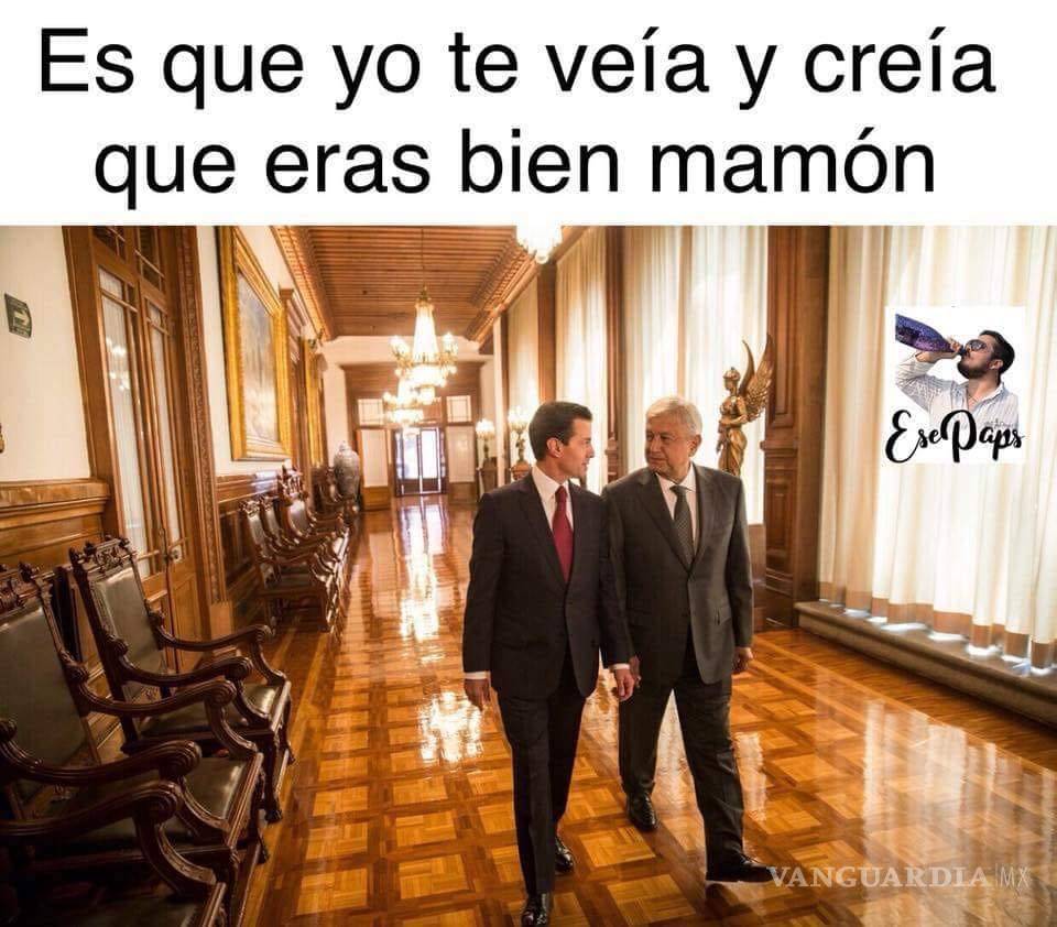 $!Peña Nieto le da consejos a AMLO en estos memes