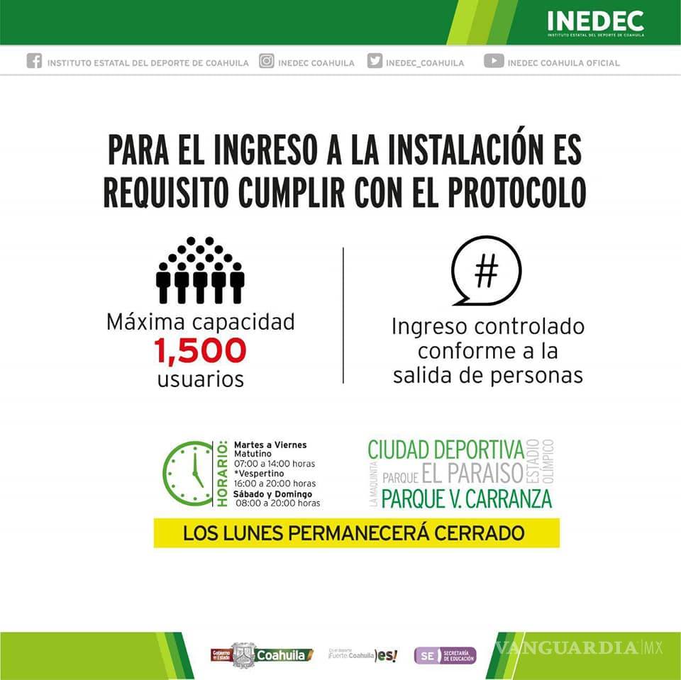 $!Parques de Saltillo están listos para reapertura