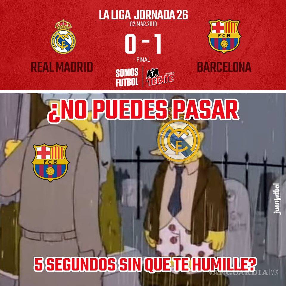 $!Los memes de la victoria del Barcelona sobre el Real Madrid