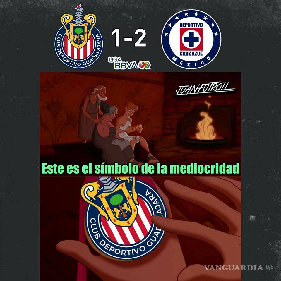 $!Los memes de la derrota de Chivas ante Cruz Azul