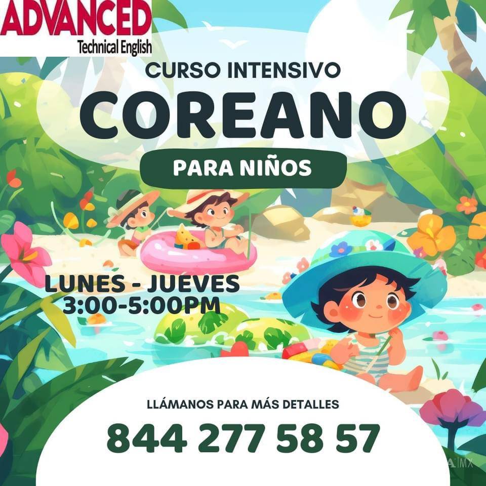$!Se ofrecen cursos intensivos de inglés y coreano para niños, con grupos pequeños que facilitan el aprendizaje de idiomas de manera efectiva durante el verano.
