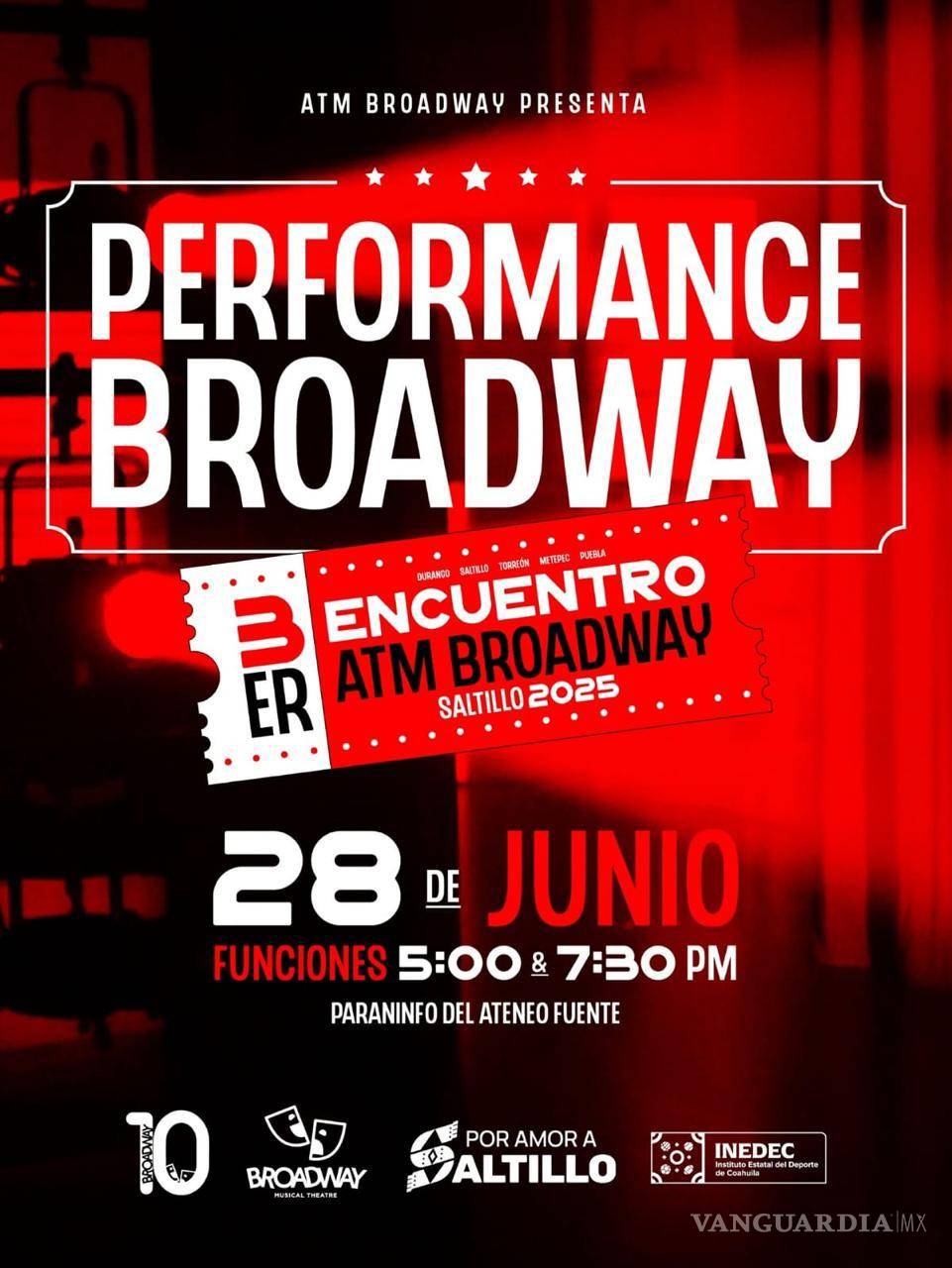 $!El evento de teatro musical tendrá 2 funciones.