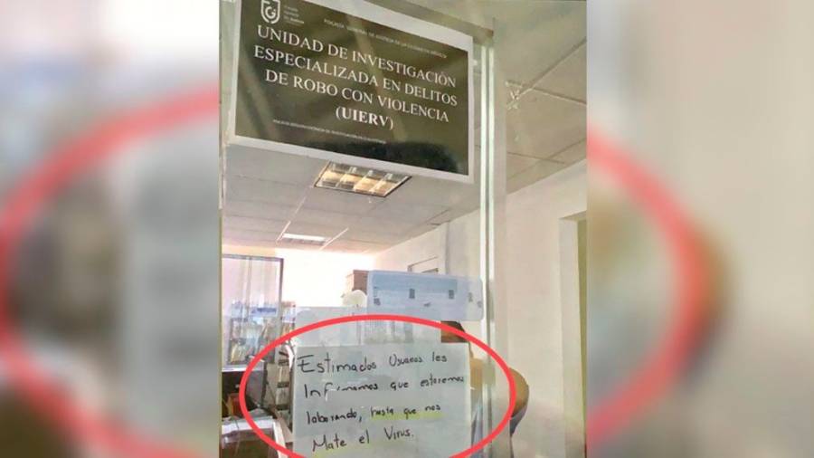 &quot;Estaremos laborando hasta que nos mate el virus&quot;: FGJ