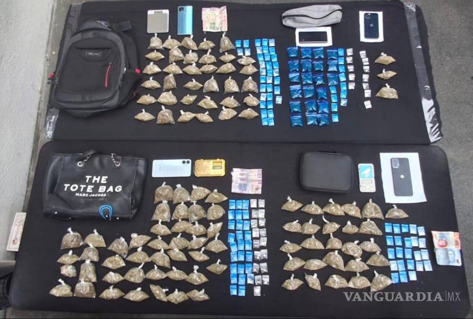 Detienen a cinco de grupo criminal con 200 dosis de droga, en NL