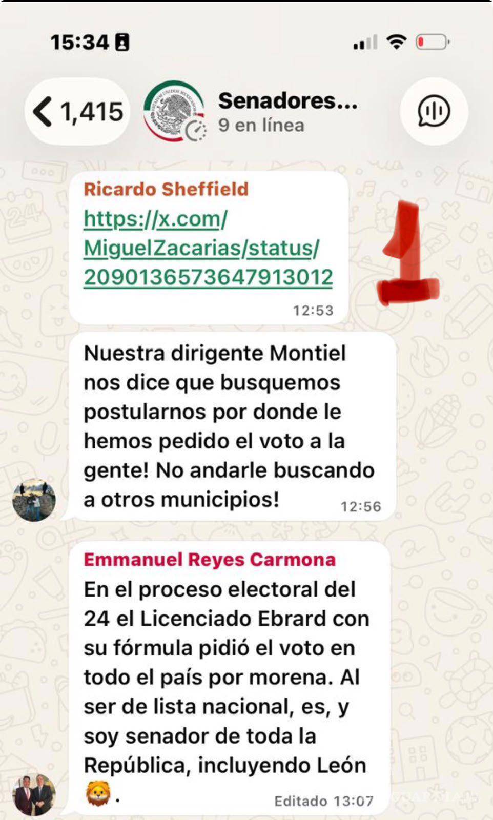 $!Filtran mensajes de Sheffield y Reyes Carmona disputándose candidatura de Morena en León