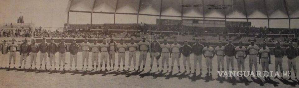 El primer equipo de beisbol en Saltillo