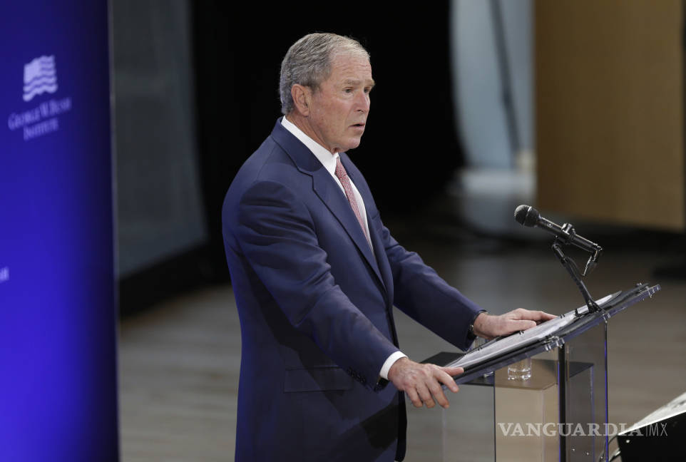 $!Viene una nueva era de &quot;aislacionismo&quot; de EU, dice George W. Bush